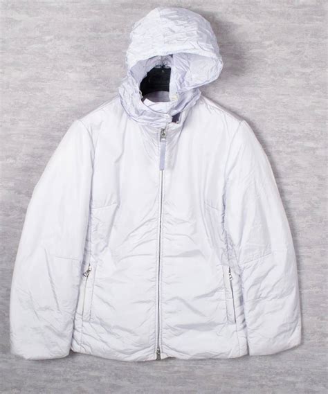 prada graue jacke|prada down jacket.